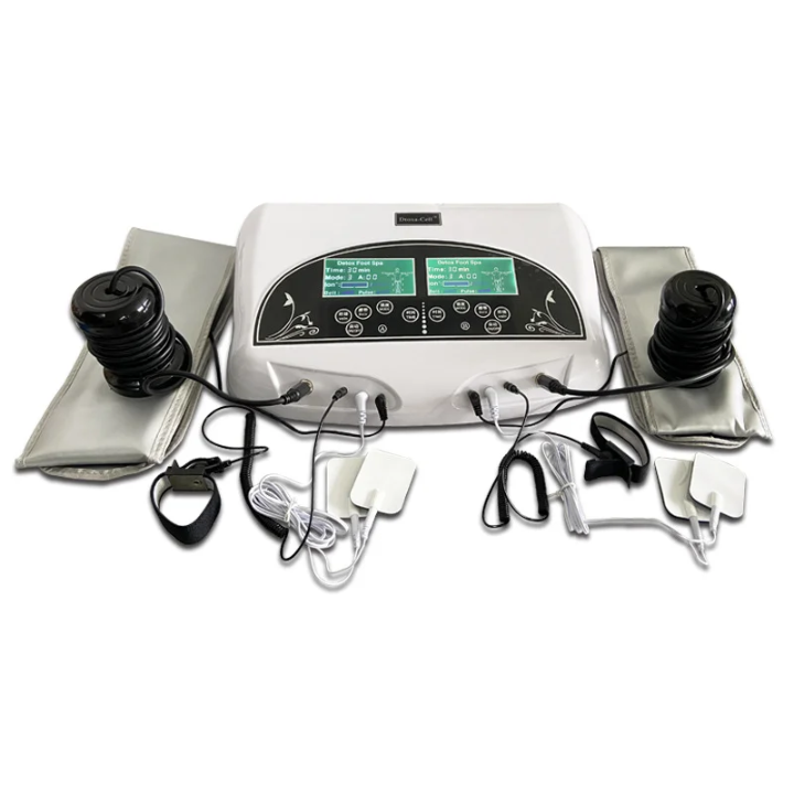 Dual ionic foot spa system with two treatment sets